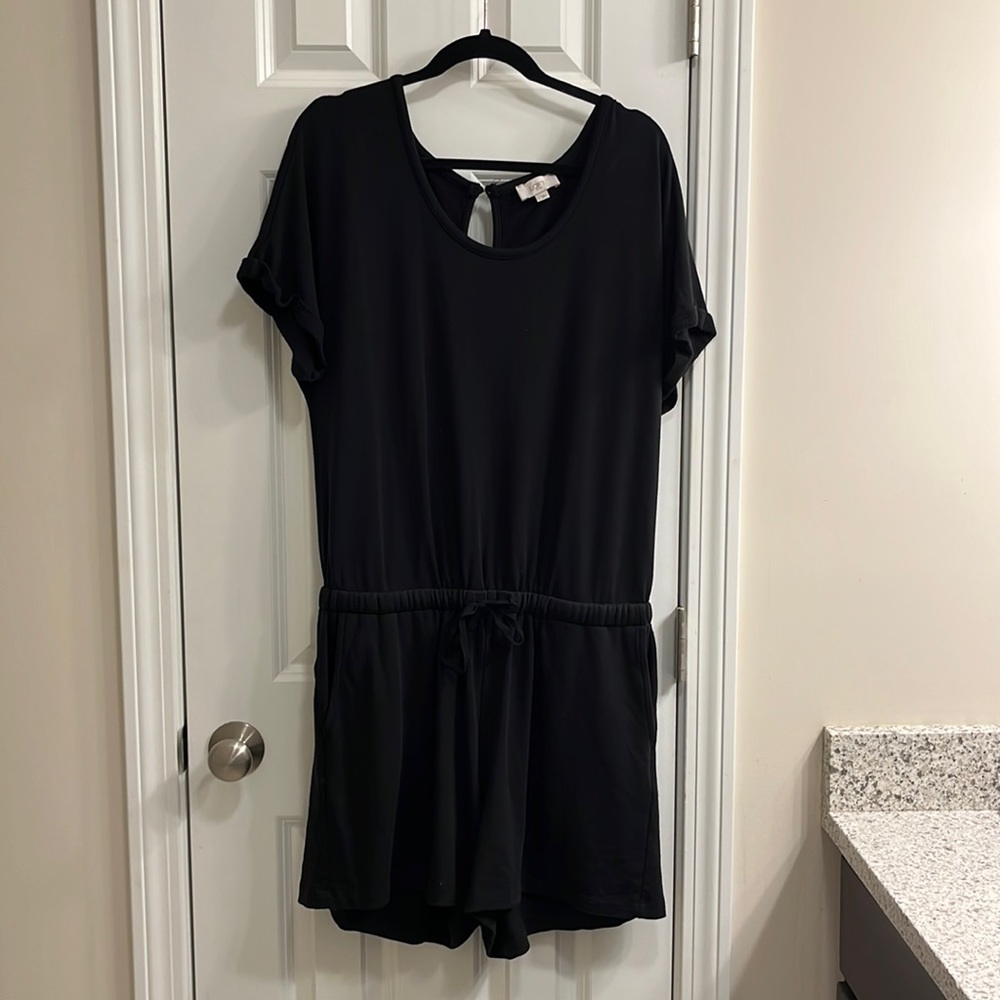 Womens Black LOFT Romper